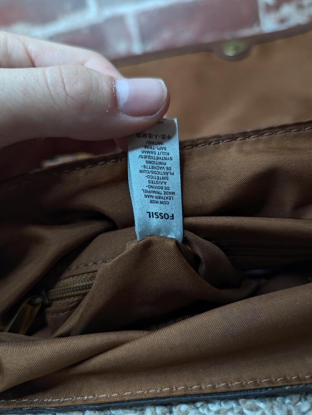 Fossil Claire Black Backpack Purse - Pebbled Leather - Flap - Meduim - Picture 3 of 9